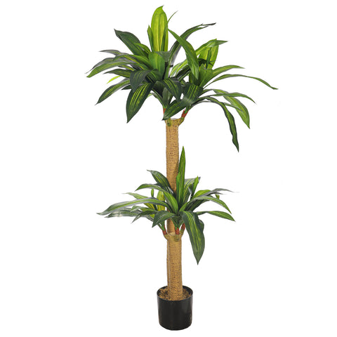 Realistic artificial dracaena plant for offices