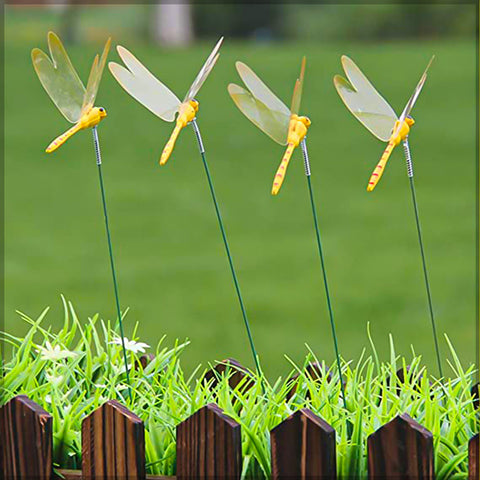 Colorful Dragonfly on Sticks-dragonfly