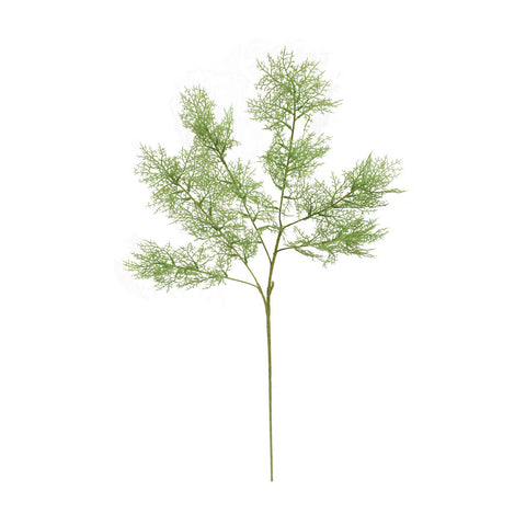 Artificial misty pine leaves for holiday and seasonal decor