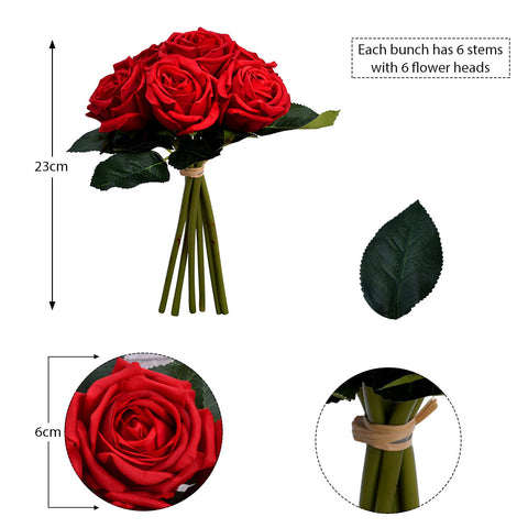 Real Touch Artificial Rose Flowers