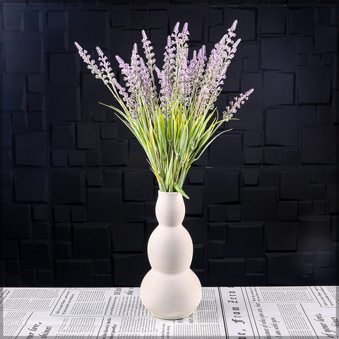 Refined modern ceramic vase as a centerpiece