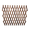 Fence portable expanding wicker wooden