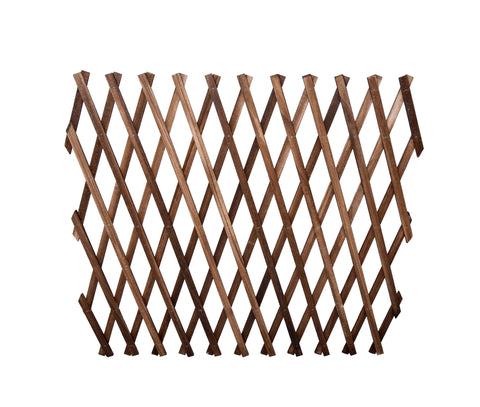 Fence portable expanding wicker wooden