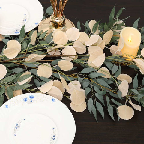 Artificial Eucalyptus Garland Leaves