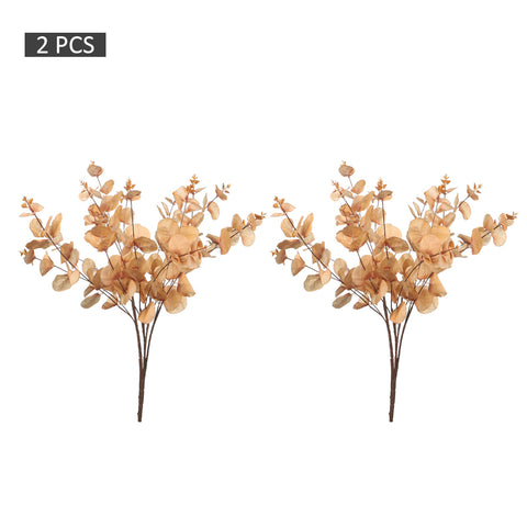 2pcs Artificial Silk Eucalyptus Leaf