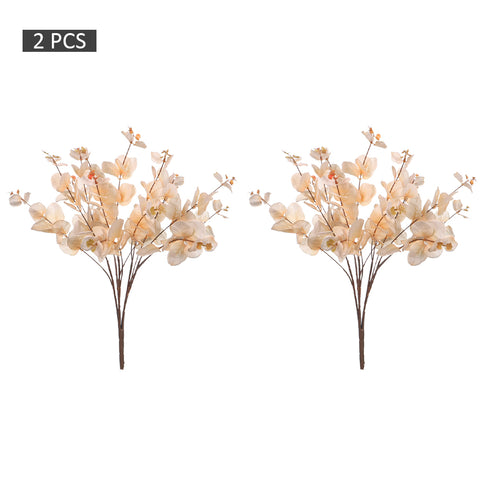 2pcs Artificial Silk Eucalyptus Leaf