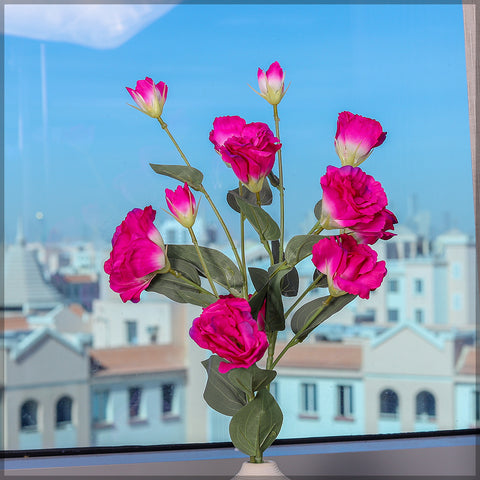 Artificial Eustoma Flowers