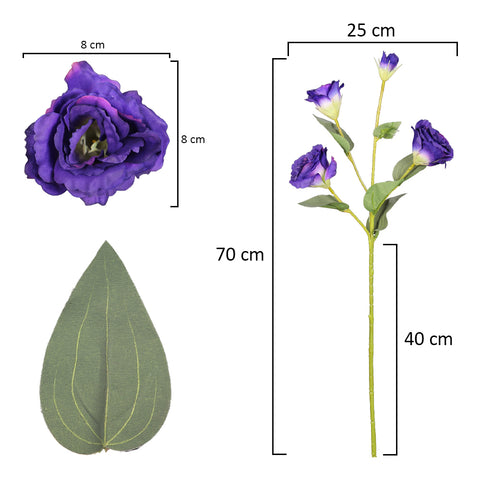 Artificial Eustoma Flowers