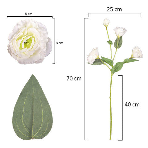 Artificial Eustoma Flowers