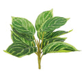 Artificial evergreen leaves