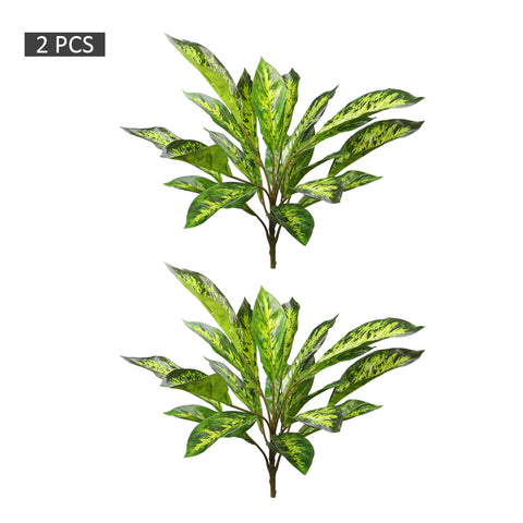 Faux evergreen plant for living room decor