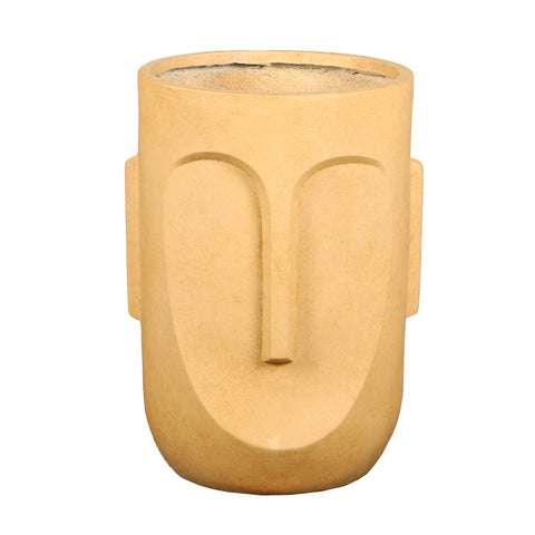 Face Design Concrete Pot