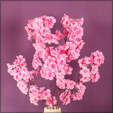 2pcs Fake Cherry Blossom Flower