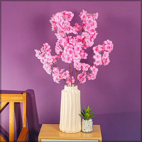 2pcs Fake Cherry Blossom Flower