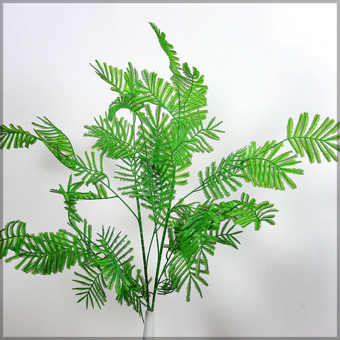 Artificial fern leaves for indoor decor