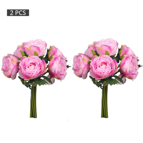 2pcs Fake Silk Roses