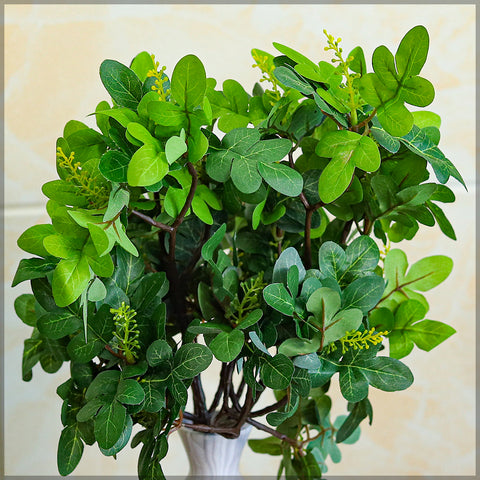 Faux greenery leaves bunch for indoor decoration