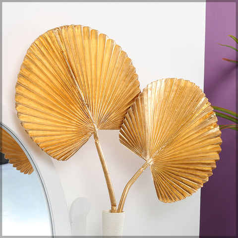 Artificial colored fanleaf for crafting projects