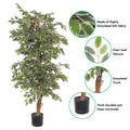 low-maintenance faux ficus tree