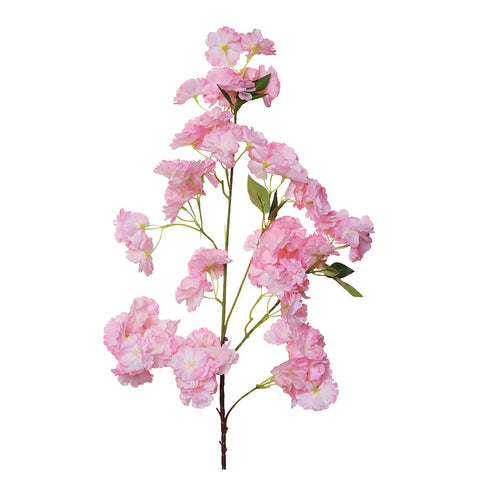 M-pink Artificial Cherry Blossom Stem