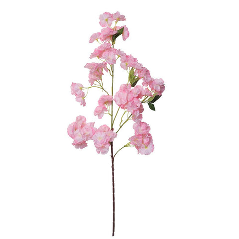 M-pink Artificial Cherry Blossom Stem