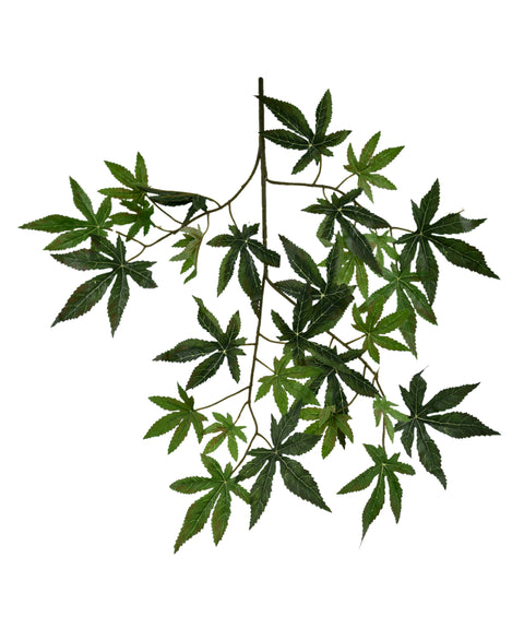 Decorative artificial Canada leaves