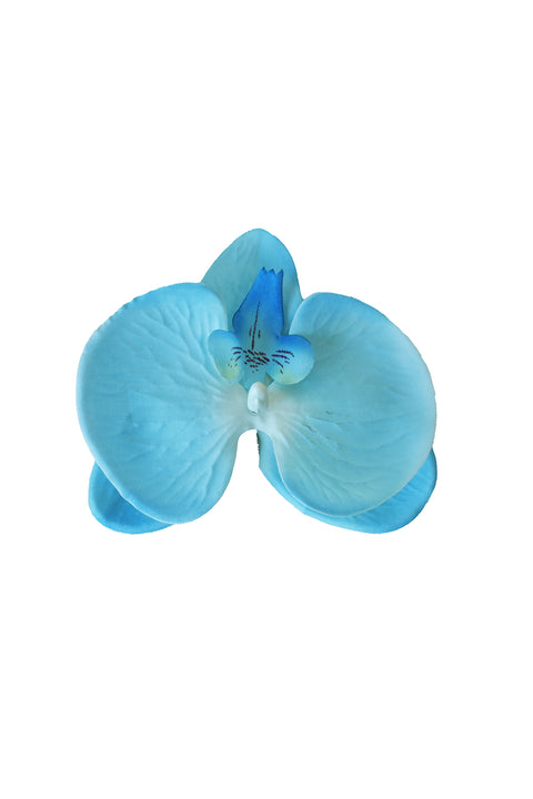 L-BLUE Artificial Silk Orchid Flowers