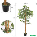 Faux ficus tree 180cm high for home and office décor