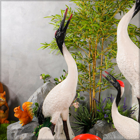 Flamingo Statue for Garden Decoration