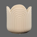 Floral ornament ceramic vase for modern home decor