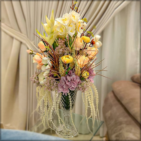 Home Flower Vase Arrangement