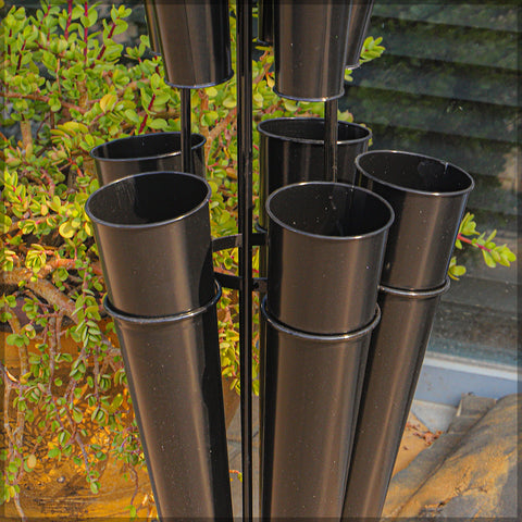 Flower Stand with Metal Buckets