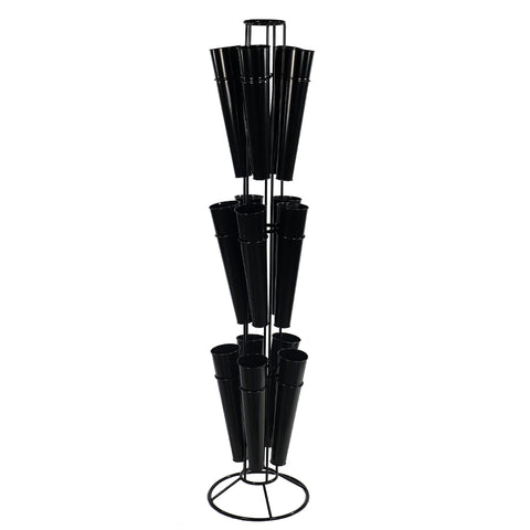 Flower Stand with Metal Buckets