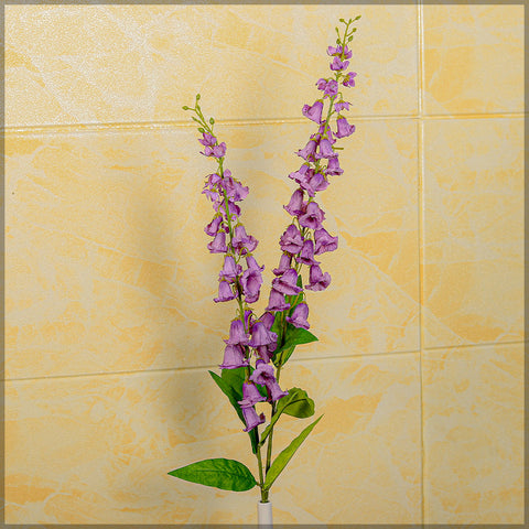 2pcs Artificial Foxglove Single Stem Flowers