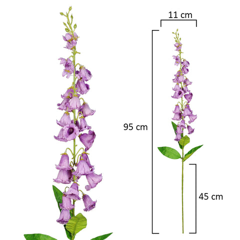 Artificial Foxglove Single Stem Flowers