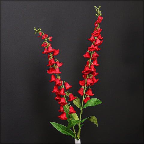 2pcs Artificial Foxglove Single Stem Flowers