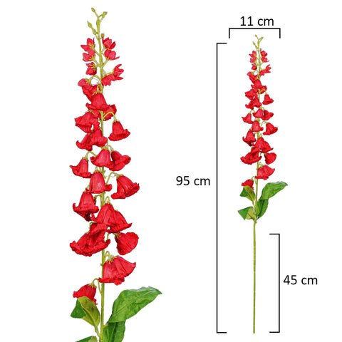 Artificial Foxglove Single Stem Flowers