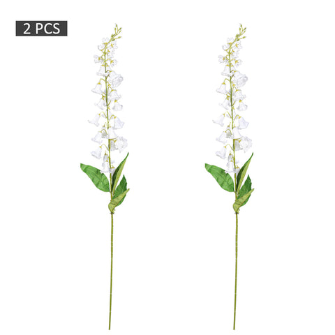 2pcs Artificial Foxglove Single Stem Flowers