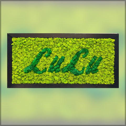 Moss Logo Decoration