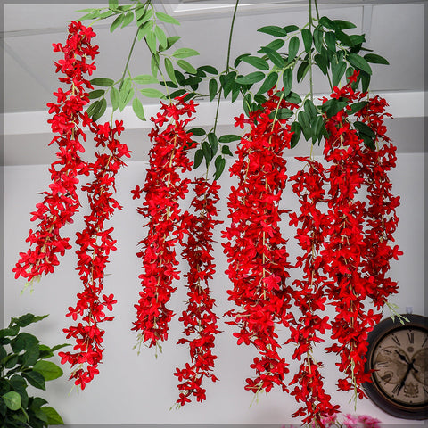 4pcs Artificial Hanging Jasmine Flower