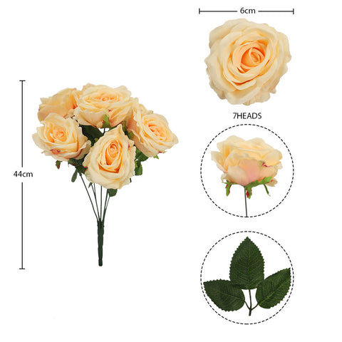 Silk Artificial Rose Flowers-FR-703New