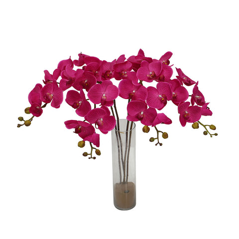 Artificial Real Touch Orchids Flowers Pink