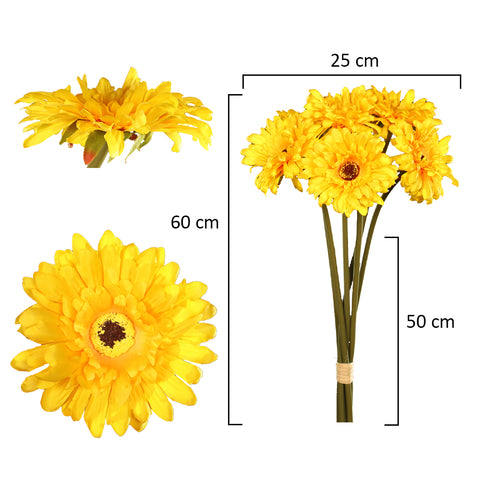 Artificial Gerbera Daisy Bunch