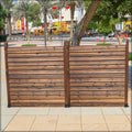 Wooden garden fence enhancing outdoor space boundaries