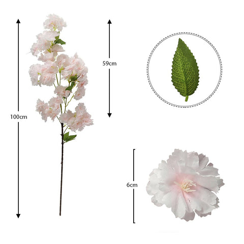 Artificial Cherry Blossom Stem