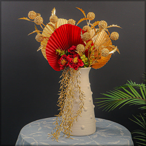 Golden Flower Arrangements