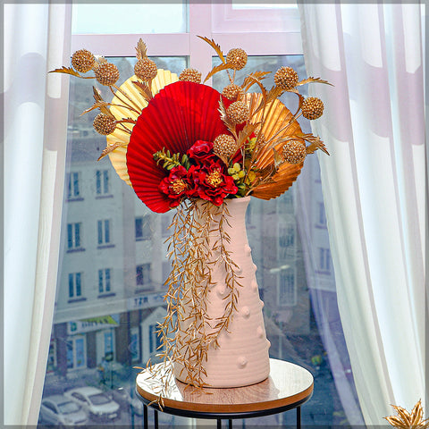 Golden Flower Arrangements