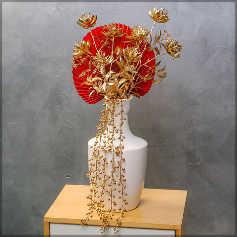 Golden Flower Arrangements