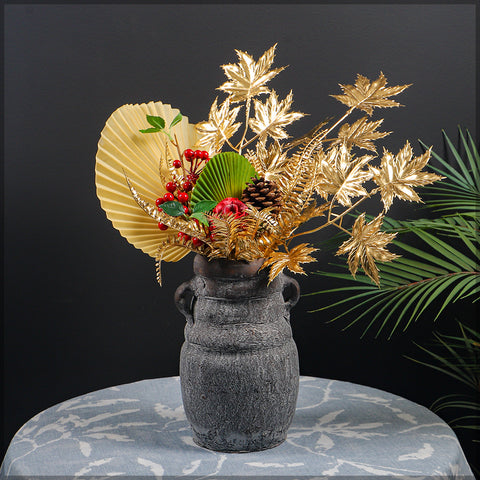 Golden Flower Arrangements