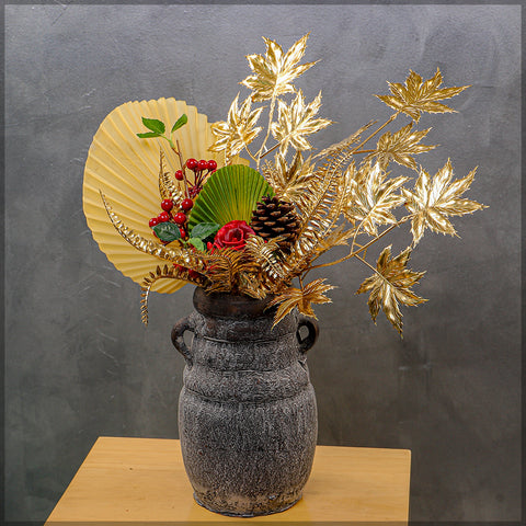 Golden Flower Arrangements